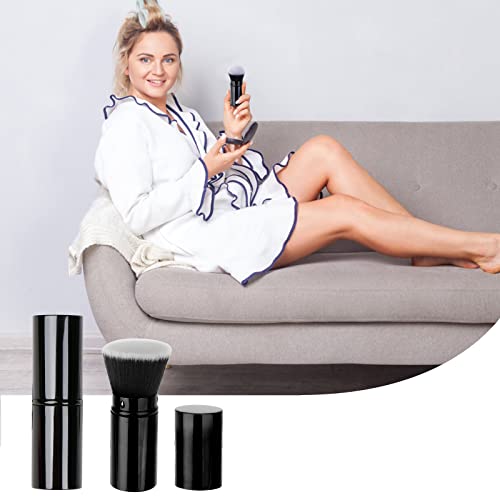 UNIMEIX Retractable Kabuki Makeup Brush for Foundation, Powder and Sunscreen