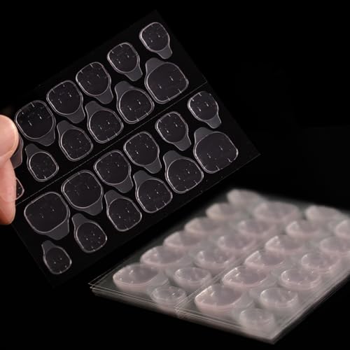 Coolnail 480pcs Jelly Nail Glue Stickers - Waterproof Double-Sided Adhesive Tabs