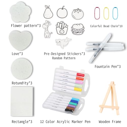 LEIAIRUI 3D Magic Puffy Paint Kit for Creative DIY Art