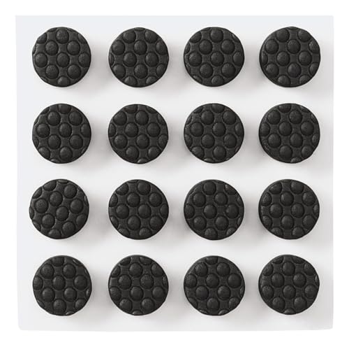 Scotch Black Adhesive Bumper Pads - 40 PCS Self-Stick Rubber 3/8"