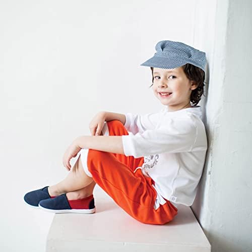 Beistle Blue and White Train Engineer Hat - Adjustable Costume Accessory
