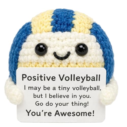 Handmade Crochet Volleyball Emotional Support Gift for Players