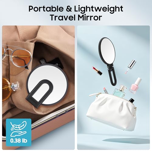 B Beauty Planet 40X Magnifying Mirror - Portable Foldable Makeup Mirror