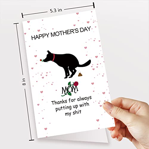 Funny Mother's Day Card for Dog Moms | Snarky Greeting Card