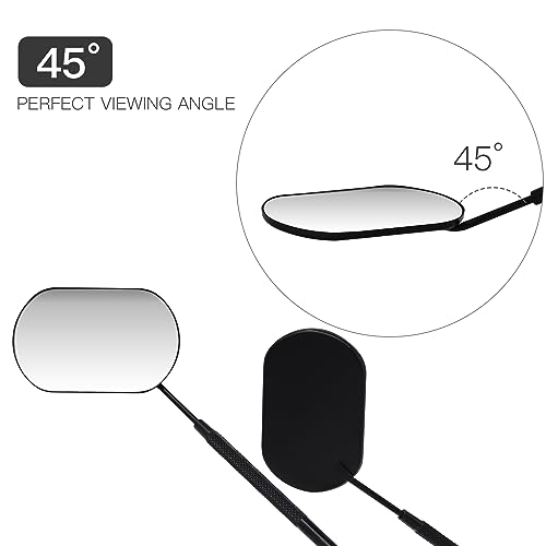 Detachable Eyelash Mirror - 2.2 Inch Stainless Steel for Lash Extensions