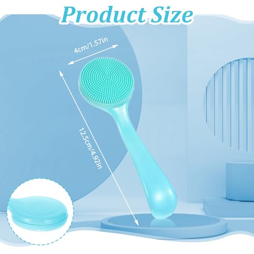 Silicone Facial Cleansing Brush and Exfoliator Tool 2-Pack