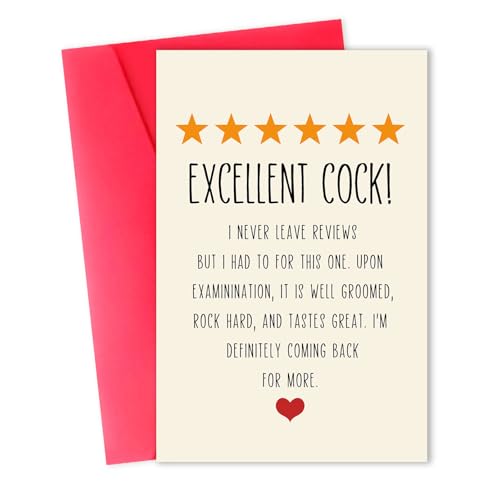 Funny Birthday Card for Husband - Humorous 5-Star Greeting Card