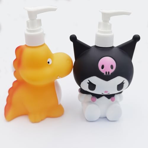 Cute Dinosaur Soap Dispenser - Adorable Yellow Design for Kids