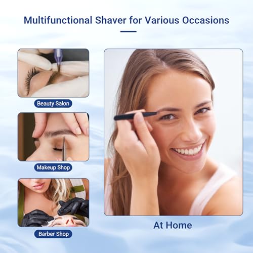 6 Pcs Eyebrow Razor for Women Face Hair Remover Trimmer with Precision Cover