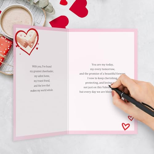 Romantic Hand Holding Valentine's Day Card for Husband Wife Partner