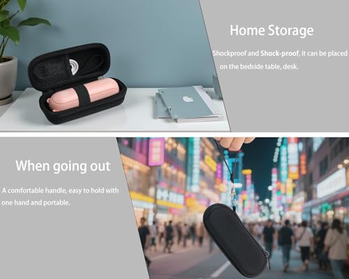 Hard EVA Travel Case for Mini Fan, 3-in-1 Portable USB Rechargeable Fan Protection