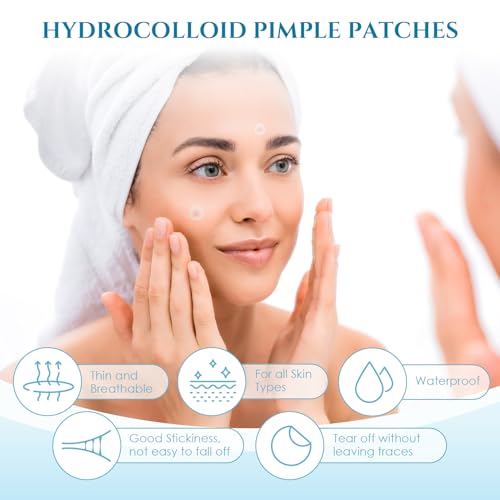 PITHER Hydrocolloid Pimple Patches - 288 Count Acne Zit Stickers