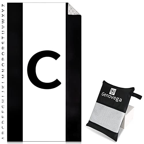 Genovega Oversized Monogrammed Microfiber Beach Towel - Quick Dry Sandproof