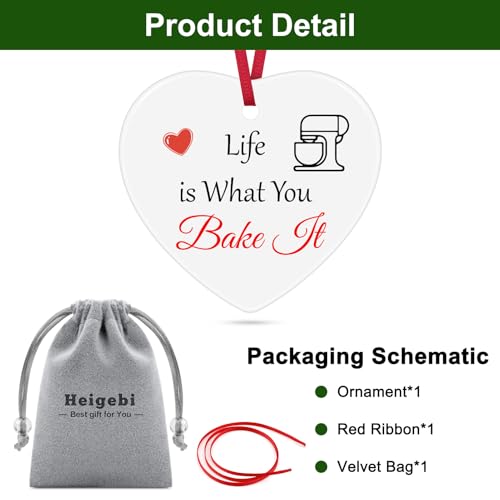 Ceramic Baker Ornament - Perfect Gift for Baking Lovers