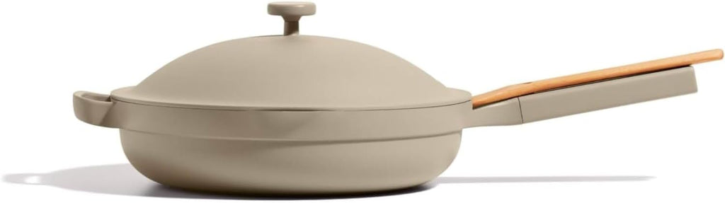 Our Place Large Always Pan - 12.5" Nonstick Ceramic Cookware with Modular Lid & Beechwood Spatula | Oven-Safe to 450°F