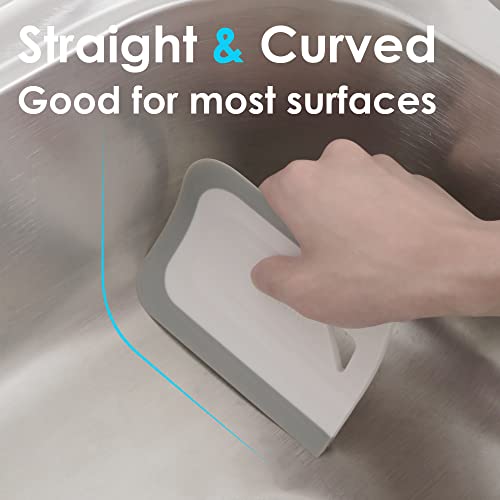 MORNIIE Curved Small Squeegee - Multi-Purpose for Kitchen & Bathroom (1 Pack)