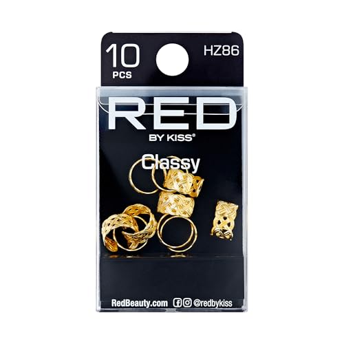 Red by Kiss Premium Luxury Braid Charms Gold & Silver Hair Accessories