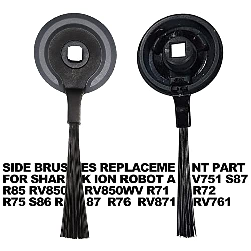 Eiarrnp 4-Pack Replacement Side Brushes for Shark ION Robot AV751 S87 R85 RV850 Series - Easy Install