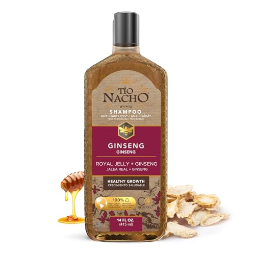 Tio Nacho Ginseng Shampoo with Royal Jelly 14 fl oz - Herbal Hair Growth Formula