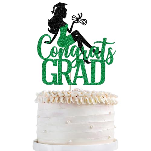 2026 Graduation Cake Topper | Congrats Grad Decoration for Parties
