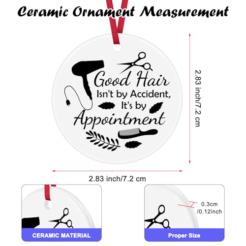 Funny Hair Stylist Christmas Ornament - Gift for Hairdressers
