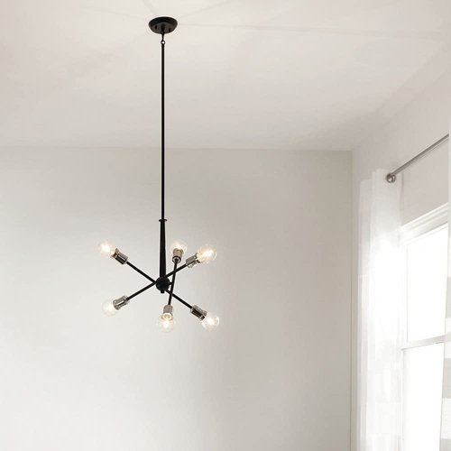Kichler Lighting Armstrong 27.75" 6 Light Chandelier in Chrome