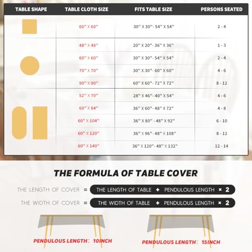 Halloween Tablecloth 60x84 Inch Black Bat Ghost Design