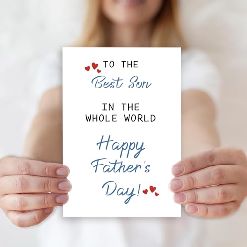 Father's Day Card for Son - Meaningful Greeting Card from Parents