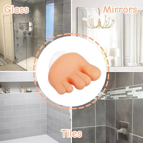 Mollcouver Wall-Mounted Toothbrush Holder - 4 PCS Suction Organizer