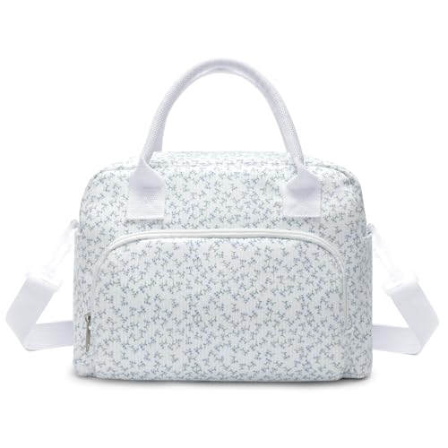 MAMONA Lavender Insulated Lunch Bag - Large Capacity Cooler Tote