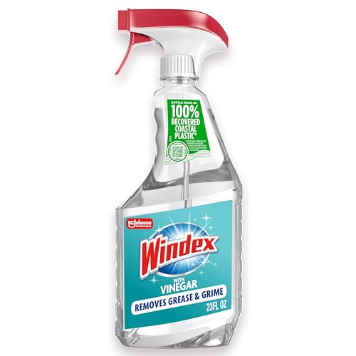 Windex Vinegar Glass Cleaner Spray - Streak-Free Shine 23 oz