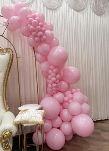 65 Pack Light Pink Latex Balloons - 12 Inch Party Decor
