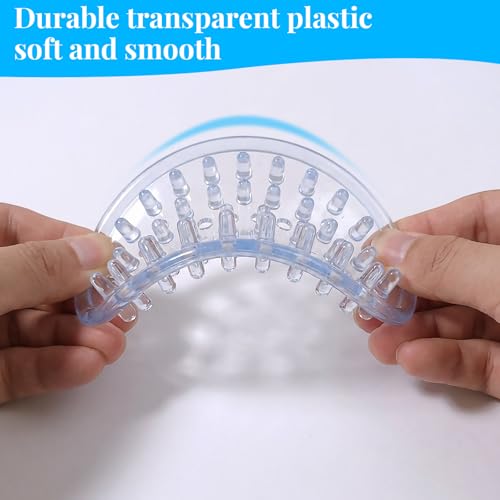 Clear Plastic Soap Holder & Soap Saver Tray - 2-Pack Reversible Dish