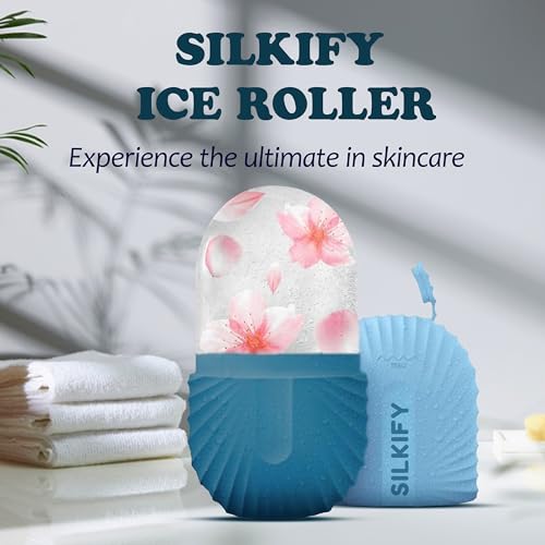 Silkify Ice Face Roller Mold - Reusable Silicone Facial Massager for Depuffing and Skin Care