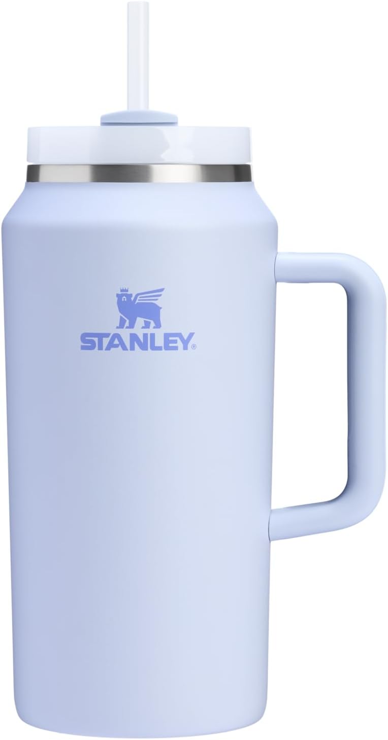 STANLEY Quencher H2.0 Tumbler - 64 oz Insulated Stainless Steel Cup with Handle & Straw | BPA-Free Dew Drop