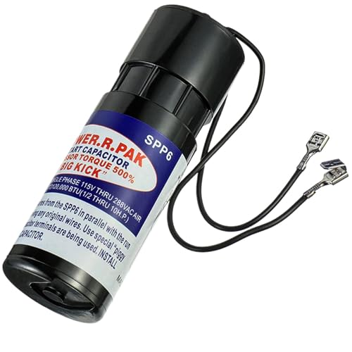 Prefdo SPP6 Hard Start Capacitor Kit for Air Conditioner 115V-288V