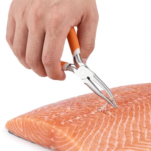Stainless Steel Fish Bone Tweezers & Pliers Kit - 2 PCS