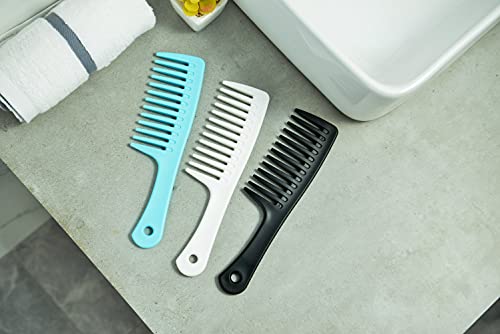 GAONSWOE 3-Pack Wide Tooth Detangling Combs for Curly and Wet Hair