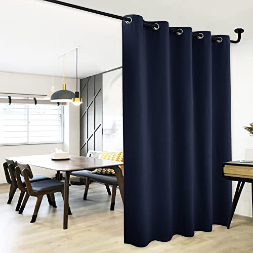 NICETOWN Navy Blackout Curtain Panel - 70" x 95" Thermal Insulated