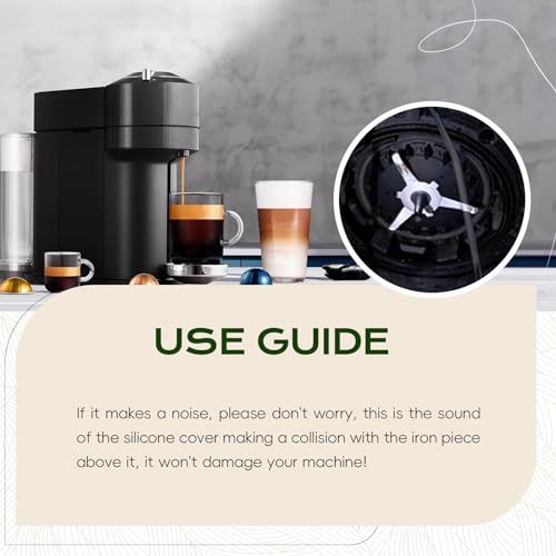 SWEETDEER Reusable Silicone Lids for Nespresso Vertuo - 4 Pcs Set