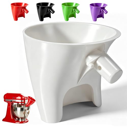 KitchenAid Flour Funnel - Anti-Splash Attachment for 4.5 & 5 Quart Mixers