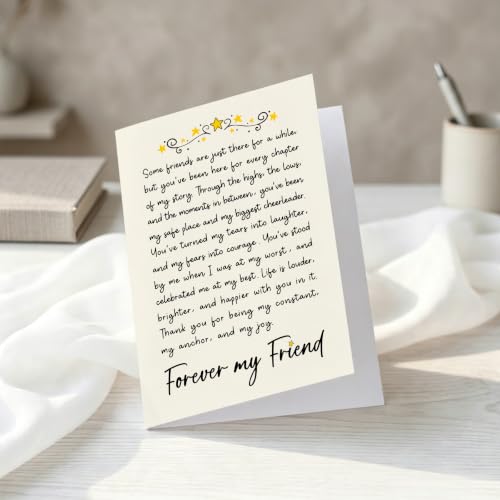 Best Friend Card HUS-KM417 - Thank You for Being in My Life