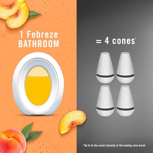 Febreze Bathroom Air Freshener, Odor-Fighting, Plug In Alternative,