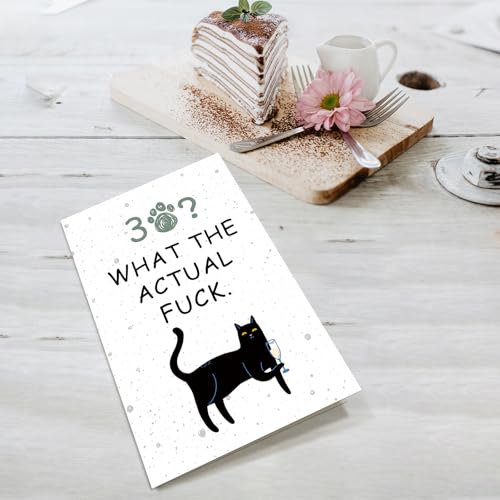 Funny 30th Birthday Card for Men and Women - Snarky Greeting Card