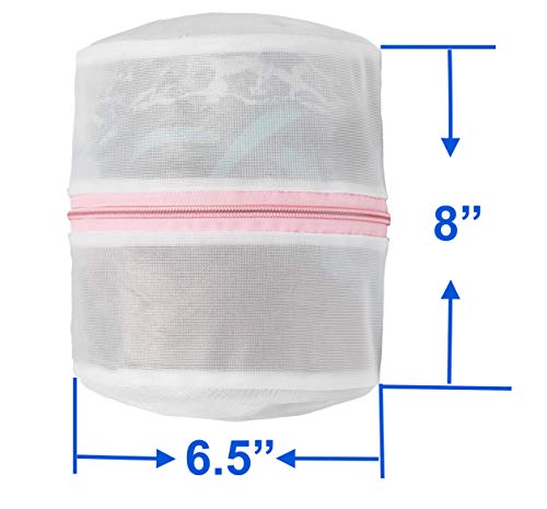 Simple Houseware Premium Bra Wash Bags - 3 Pack, Structured Mesh Protector