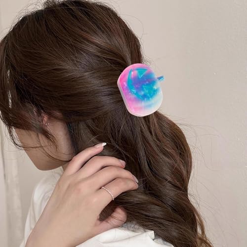 Pumpkin Hair Claw Clip - Cute Acrylic Non-Slip Halloween Hair Accessory