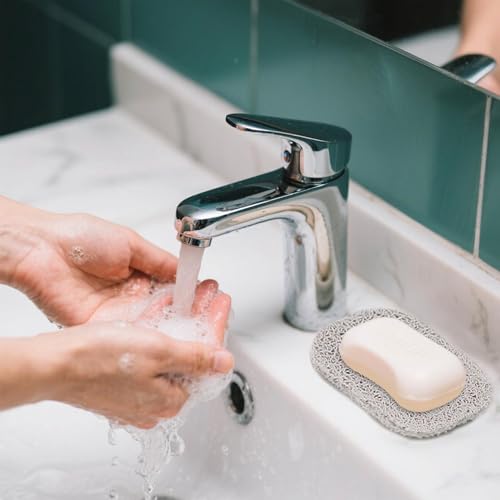 8 Pack Soap Pads for Bar Soap - Non-Slip Soap Holder & Saver