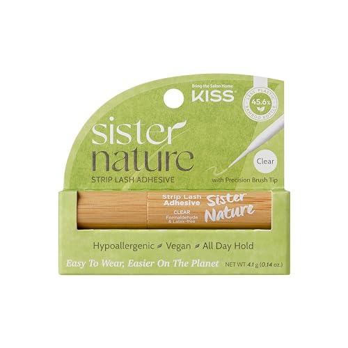 KISS Sister Nature Strip Lash Adhesive - Clear Vegan Lash Glue