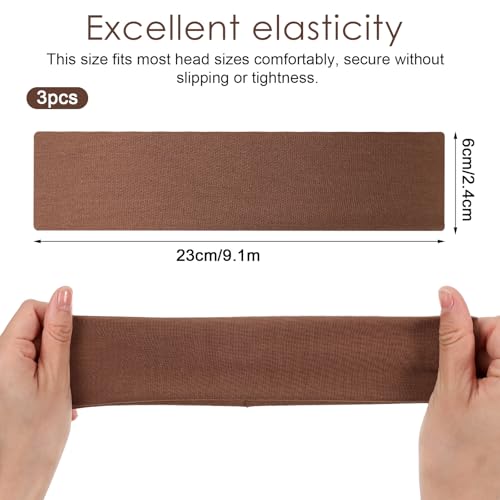 Apojgitn 3-Pack Workout Headbands for Women Non-Slip Athletic Sweat Bands