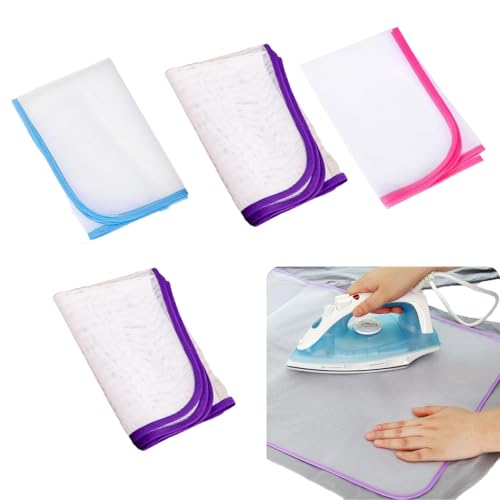 4 Pack Ironing Protective Pads for Delicate Fabrics - Heat-Resistant
